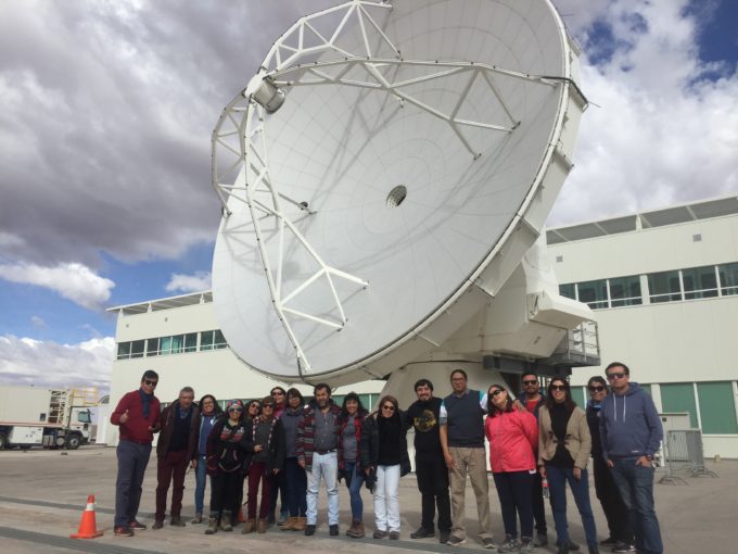 Workshop with teachers at ALMA. Credit: V. Foncea - ALMA (ESO/NAOJ/NRAO)