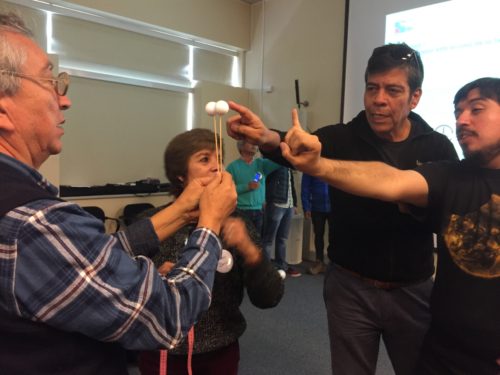 Workshop with teachers at ALMA. Credit: V. Foncea - ALMA (ESO/NAOJ/NRAO)