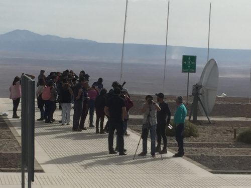 Workshop with teachers at ALMA. Credit: V. Foncea - ALMA (ESO/NAOJ/NRAO)