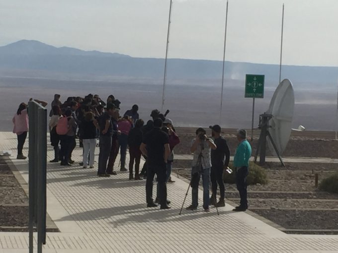 Taller con profesores en ALMA. Crédito: V. Foncea - ALMA (ESO/NAOJ/NRAO)