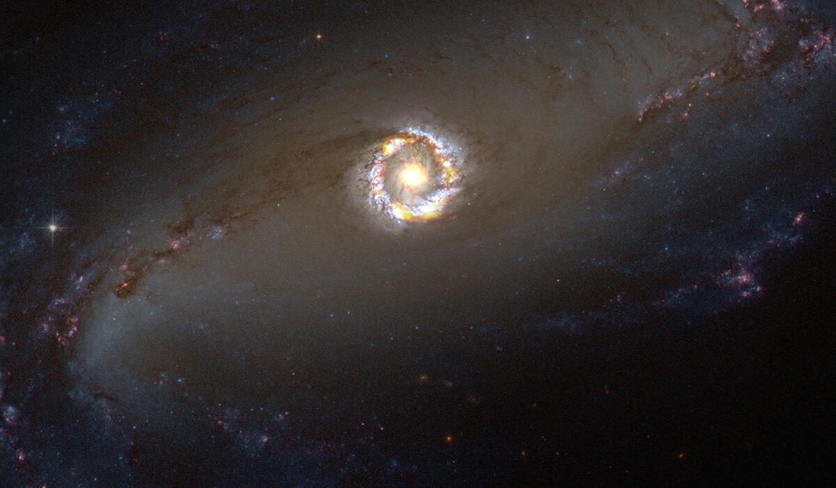 ALMA Weighs Supermassive Black Hole at Center of Distant Spiral Galaxy