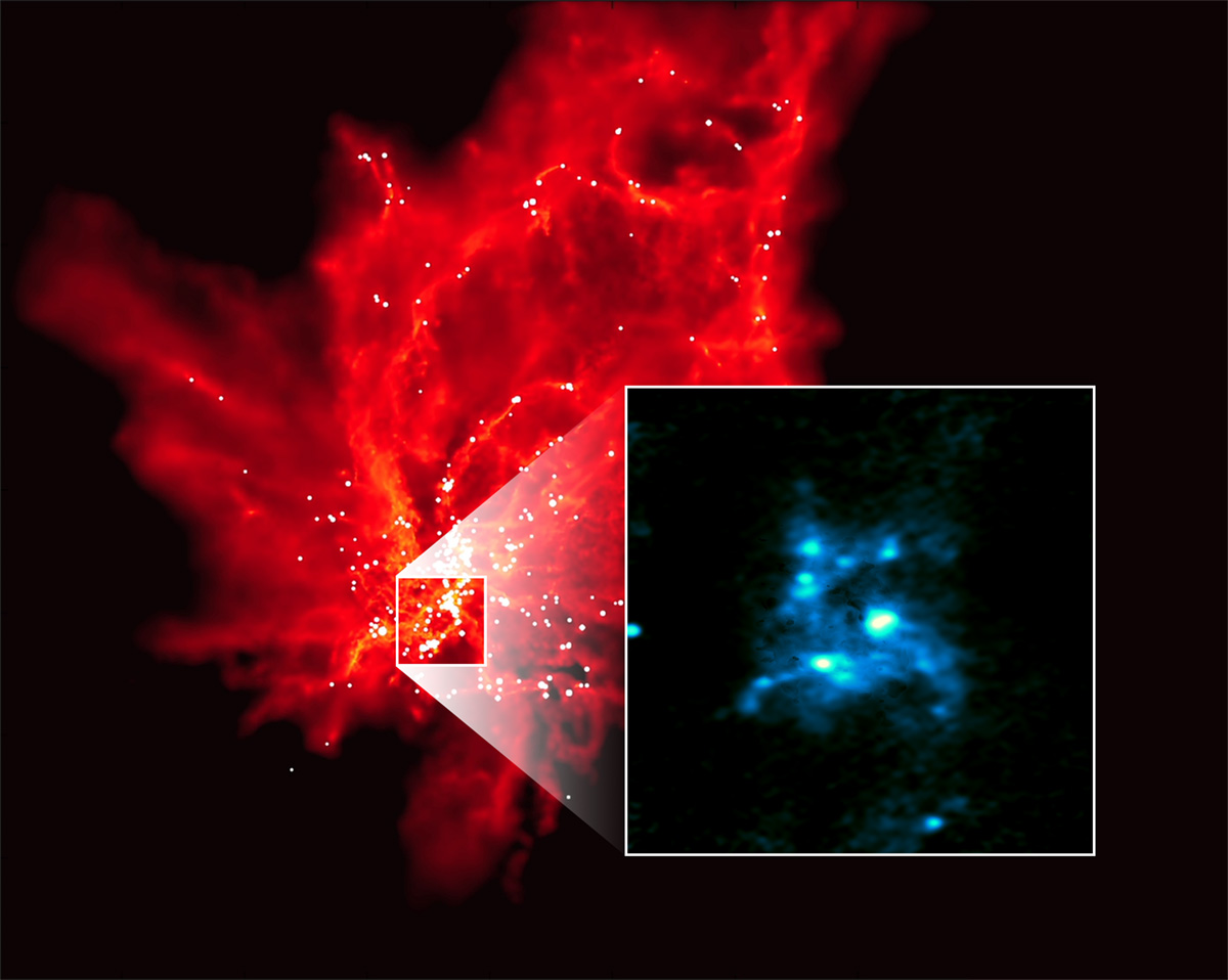 ALMA Reveals the Cradles of Dense Cores: the Birthplace of Massive Stars