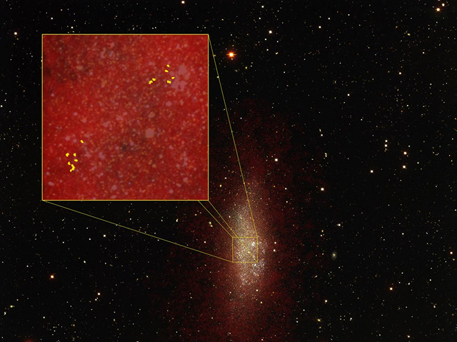 ALMA descubre cómo una galaxia enana se convierte en poderosa incubadora de estrellas