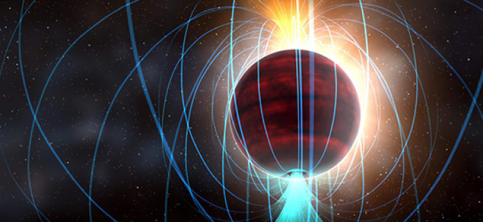 Cool, Dim Dwarf Star is Magnetic Powerhouse