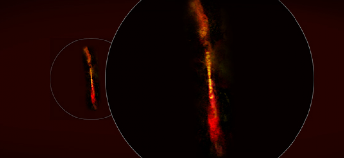 ALMA descubre crecimiento explosivo en joven protoestrella