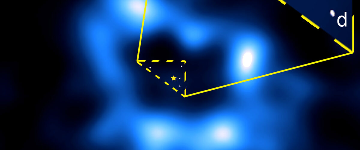 Cometary Belt around Distant Multi-Planet System Hints at Hidden or Wandering Planets