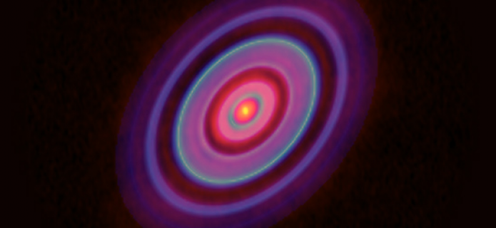 ALMA Reveals Footprints of Baby Planets in a Gas Disk