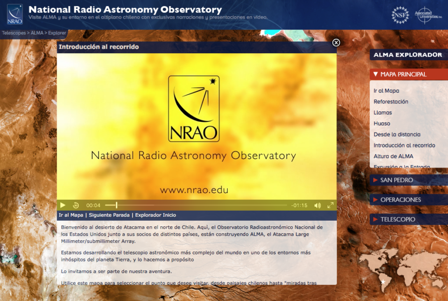 ALMA Explorer: exploración virtual del revolucionario telescopio ahora disponible en español