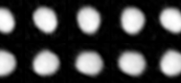 Nuevas imágenes y animación de ALMA muestran asteroide Juno viajando por el espacio