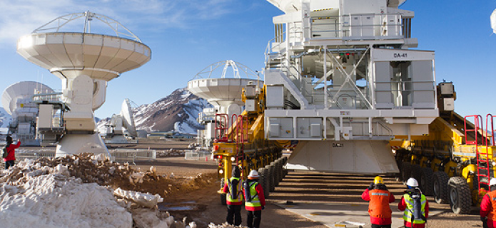 The first European antenna goes up to 5,000 meters