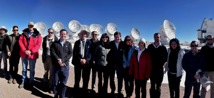 ALMA progress impresses Chilean government officials