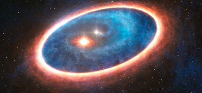 Planet-forming Lifeline Discovered in a Binary Star System