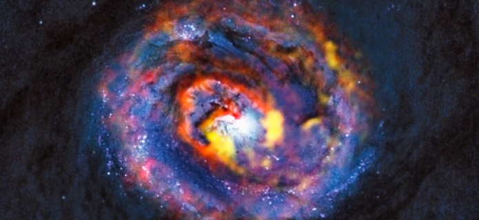 ALMA sondea los misterios de los chorros de agujeros negros gigantes