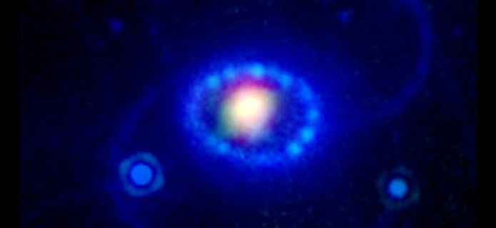 Restos de supernova forman abultada masa de moléculas frías