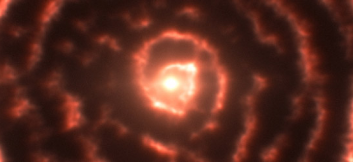 ALMA detecta una sorprendente estructura espiral