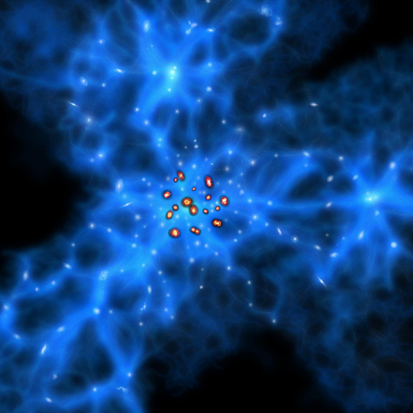 Observatorio ALMA descubre nido de “jóvenes galaxias monstruosas”