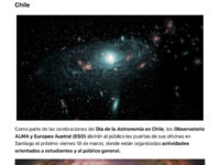 ALMA y ESO abren sus puertas para el Día de la Astronomía en Chile