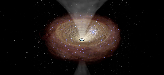 Densos discos de gas molecular impulsan el crecimiento de agujeros negros supermasivos