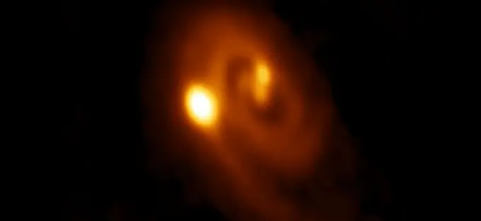 Young Stellar System Caught in Act of Forming Close Multiples