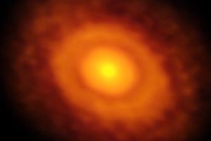 ALMA Observes First Protoplanetary Water Snow Line Thanks to Stellar Outburst