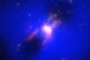 Chorros de agujero negro son combustible para formación estelar