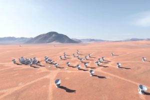 Animation showing the ALMA antennas in one of the possible configurations at the Chajnantor plateau #1