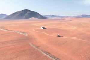 Animation showing the ALMA antennas in one of the possible configurations at the Chajnantor plateau #2
