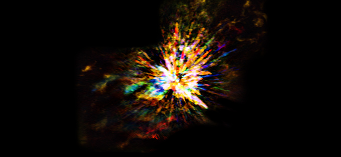 ALMA Captures Explosive Star Birth