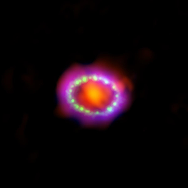 SN 1987A:  blast collision with ring