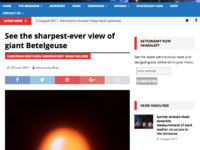 See the sharpest-ever view of giant Betelgeuse