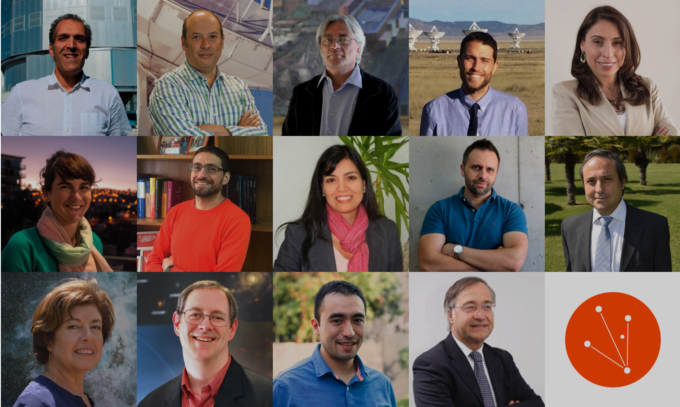 Local Organizing Committee (From left to right and top to bottom): Pascal Ballester (Co-Chair, ESO), Jorge Ibsen (Co-Chair, ALMA), Mauricio Solar (Co-Chair, UTFSM), Demian Arancibia (CORFO), Paola Arellano (REUNA), Amelia Bayo (U. de Valparaiso), Guillermo Cabrera Vives (U. de Concepción), Paula González Frías (Head of Innovation at the Chilean Ministry of Economy, Development, and Tourism), Karim Pichara (PUC-IACS), Pablo E. Román (USACH), Mónica Rubio (U. de Chile), Chris Smith (AURA), Luis Véliz (INRIA Chile), and Eduardo Vera (U. de Chile). Credit: adass.cl