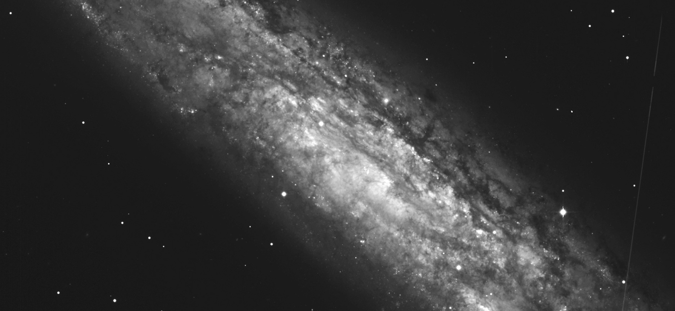 This photo shows the Spiral Galaxy NGC 253. Credit: ESO