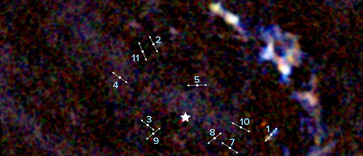 ALMA descubre estrellas formándose sorprendentemente cerca del agujero negro supermasivo de nuestra galaxia