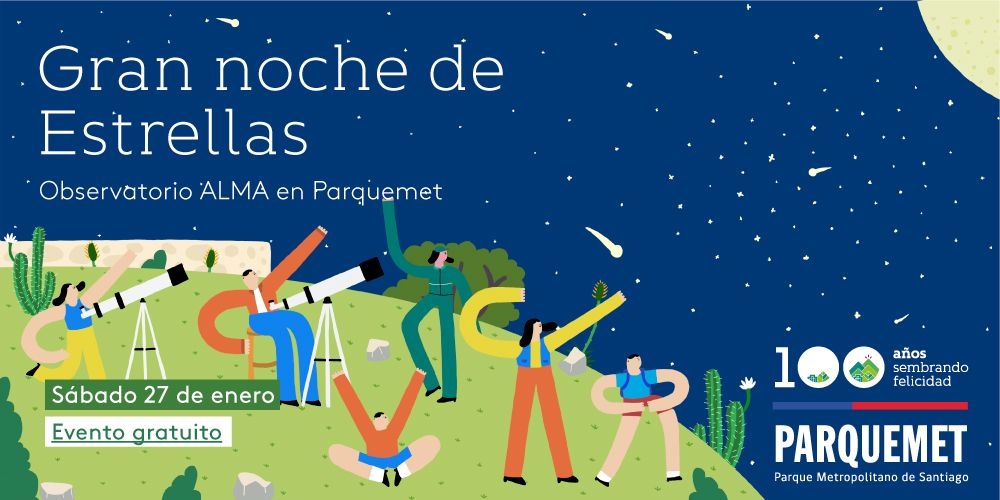 ALMA and Parquemet extend an invitation to a new Great Night of Stars