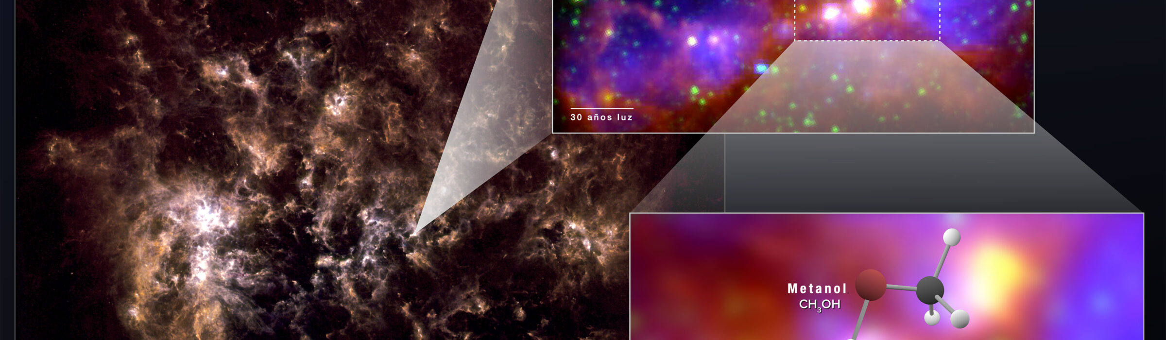 Gran Nube de Magallanes contiene moléculas orgánicas sorprendentemente complejas