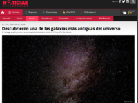 Descubrieron una de las galaxias más antiguas del universo