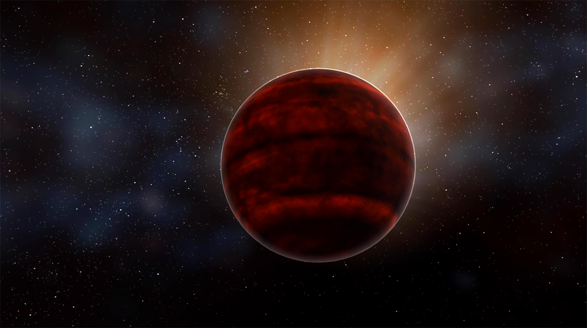 <p>Impresión artística de una enana roja como Próxima Centauri, la estrella más cercana a nuestro Sol. Nuevos análisis de observaciones de ALMA revelaron una potente erupción emitida por Próxima Centauri que haría que las condiciones del sistema sean inhabitables. Crédito: NRAO/AUI/NSF; D. Berry</p>
