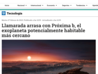 Llamarada arrasa con Próxima b, el exoplaneta potencialmente habitable más cercano.