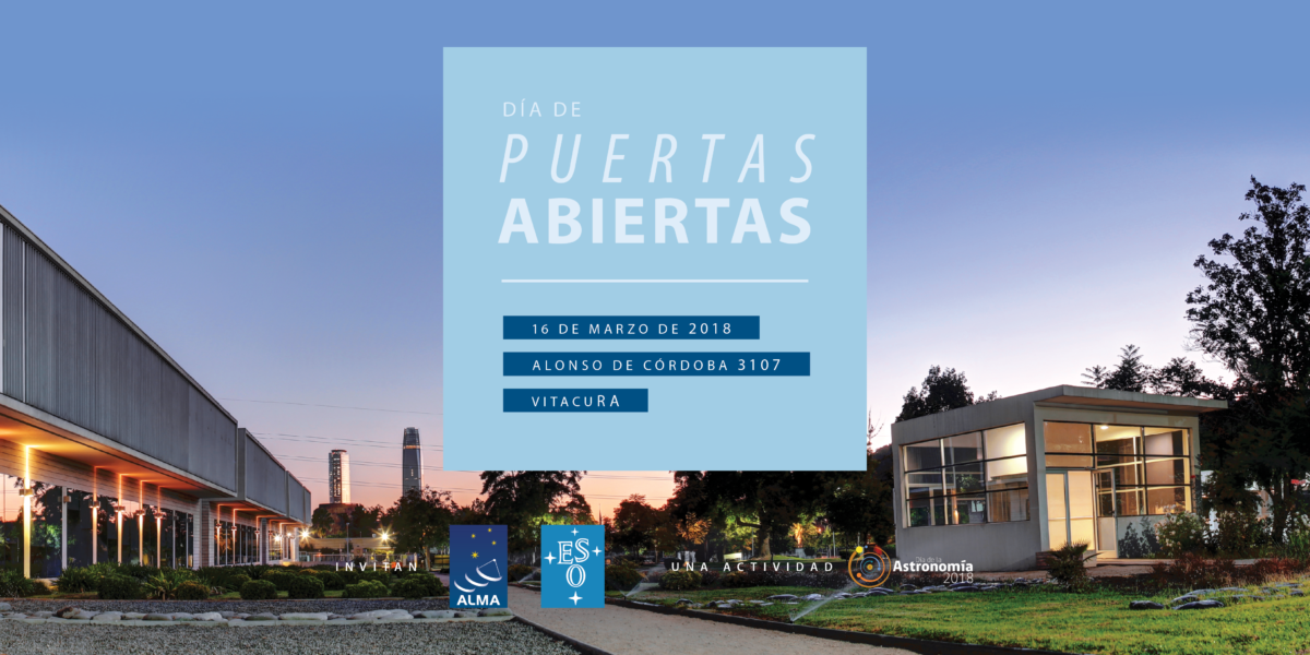 Participa en el día de Puertas Abiertas ALMA-ESO en Santiago