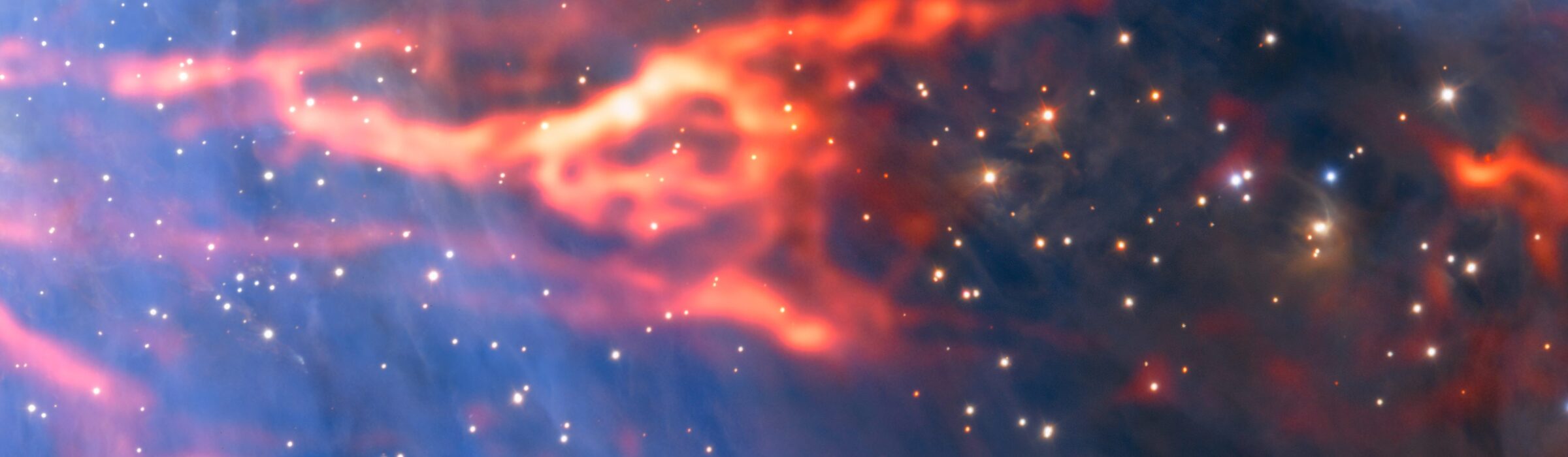 ALMA revela la red interna de una guardería estelar