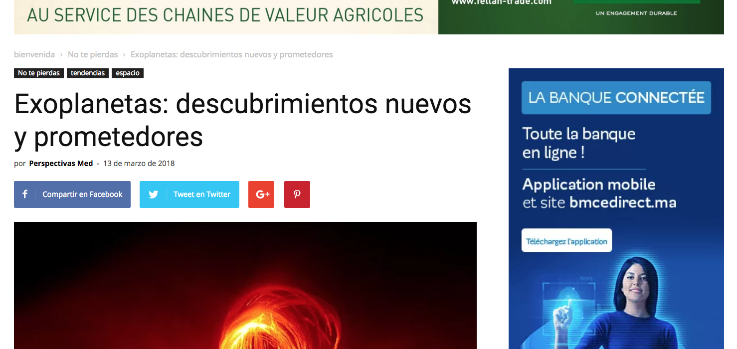 Exoplanetas: descubrimientos nuevos y prometedores