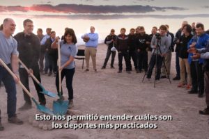 Ceremonia de primera piedra de la multicancha del observatorio ALMA