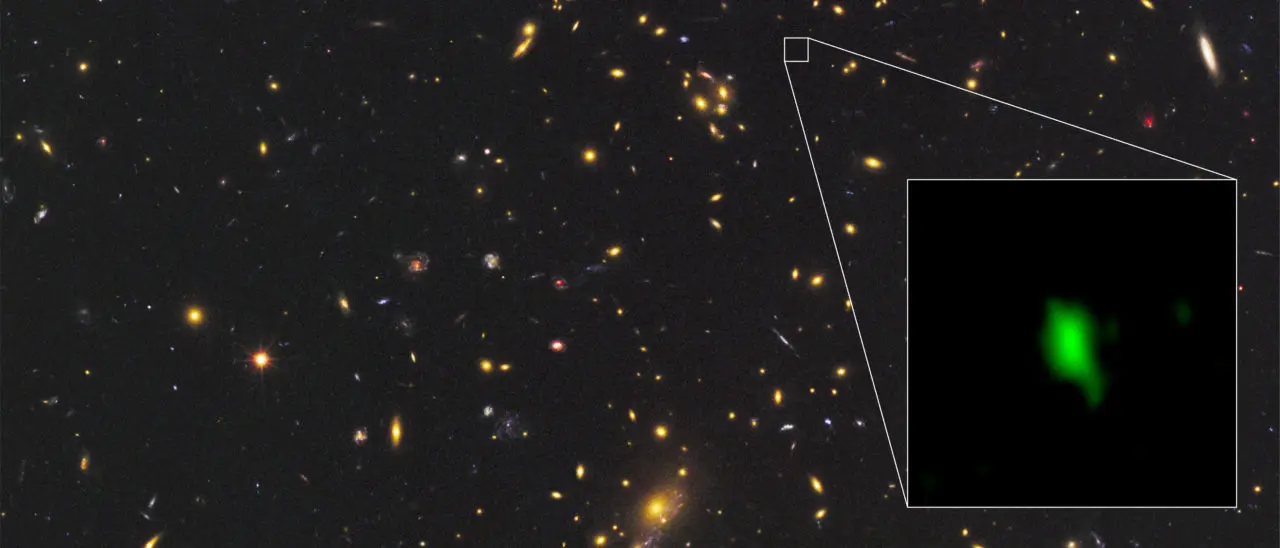 ALMA detecta rastros de oxígeno más distantes del Universo