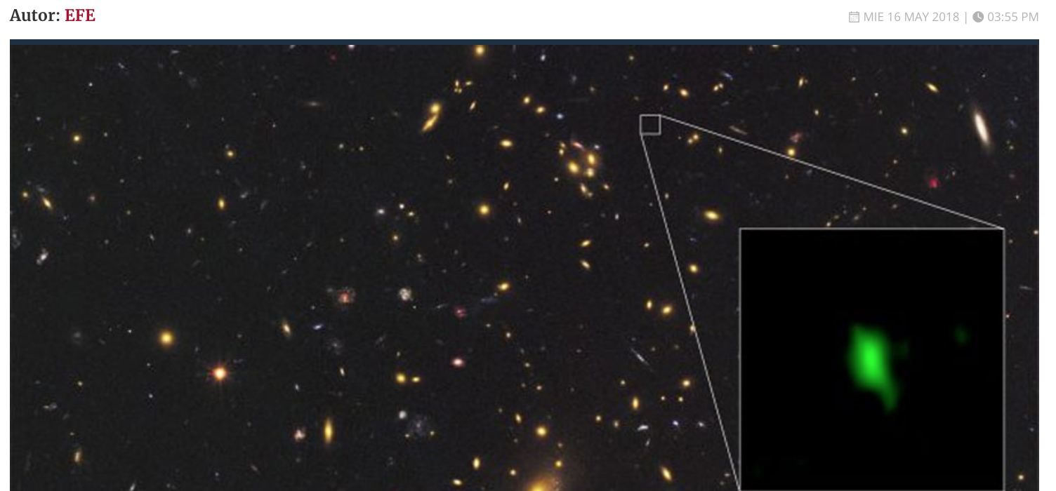 Encuentran desde Chile evidencias de formación estelar formada 250 millones de años después del Big Bang