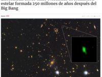 Encuentran desde Chile evidencias de formación estelar formada 250 millones de años después del Big Bang