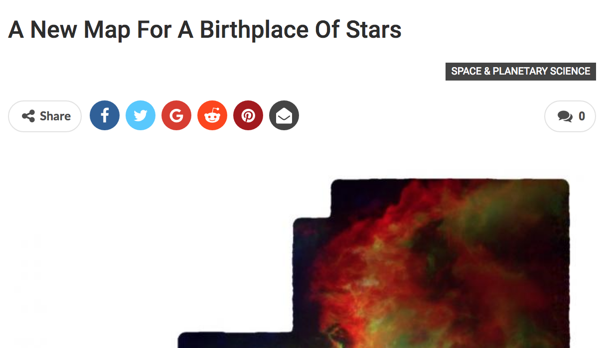 A new map for a birthplace of stars