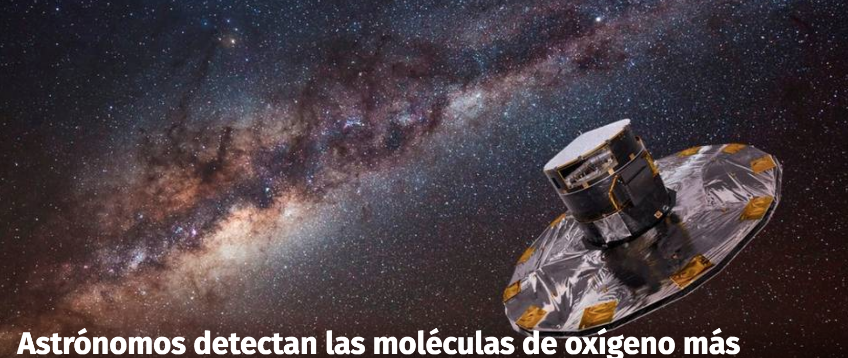 Astrónomos detectan las moléculas de oxígeno más distantes del Universo desde Chile