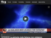 La galaxia más lejana con oxígeno