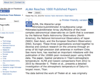 ALMA reaches 1000 published papers