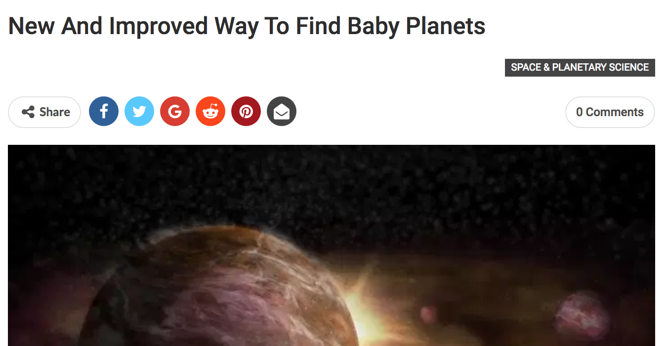 New and improved way to find baby planets